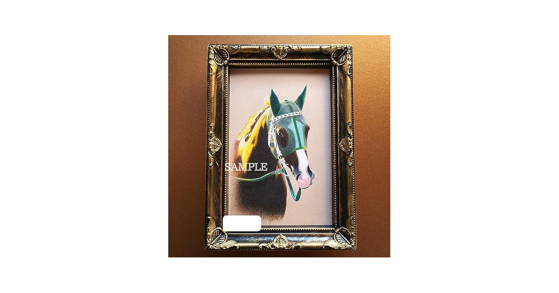 Amazon | リアル色鉛筆画 原画 No.45 サイレンススズカ 宝塚記念